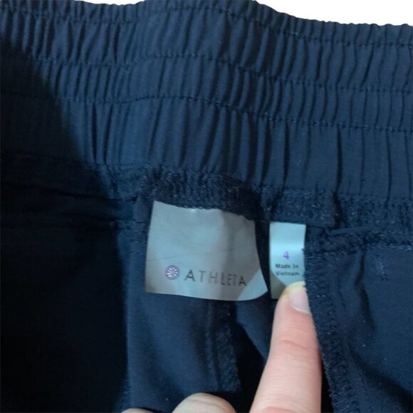 Athleta Navy Women's Joggers | Sz 4 - Picture 4 of 4